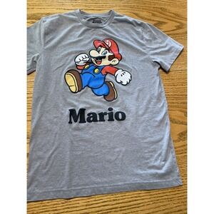 Vintage Look Super Mario Bros Cool Graphic T-Shirt Men's Size‎ Medium